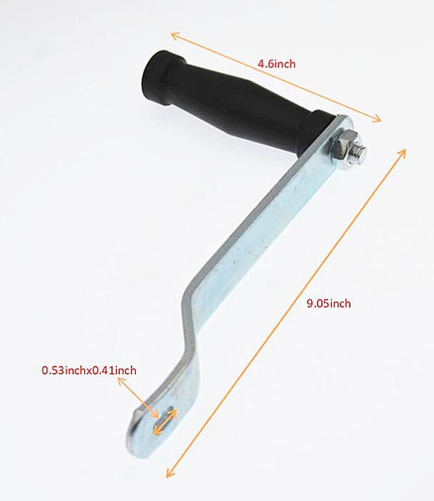 1 Piece 23cm Length Boat Trailer Winch Handle Crank Replacement