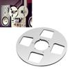 1Celsius4 10.5 Inch Empty Tape Reel 4 Hole Aluminum Alloy Opening Reel Sound Takeup Reel for Reel to Reel Tape Player
