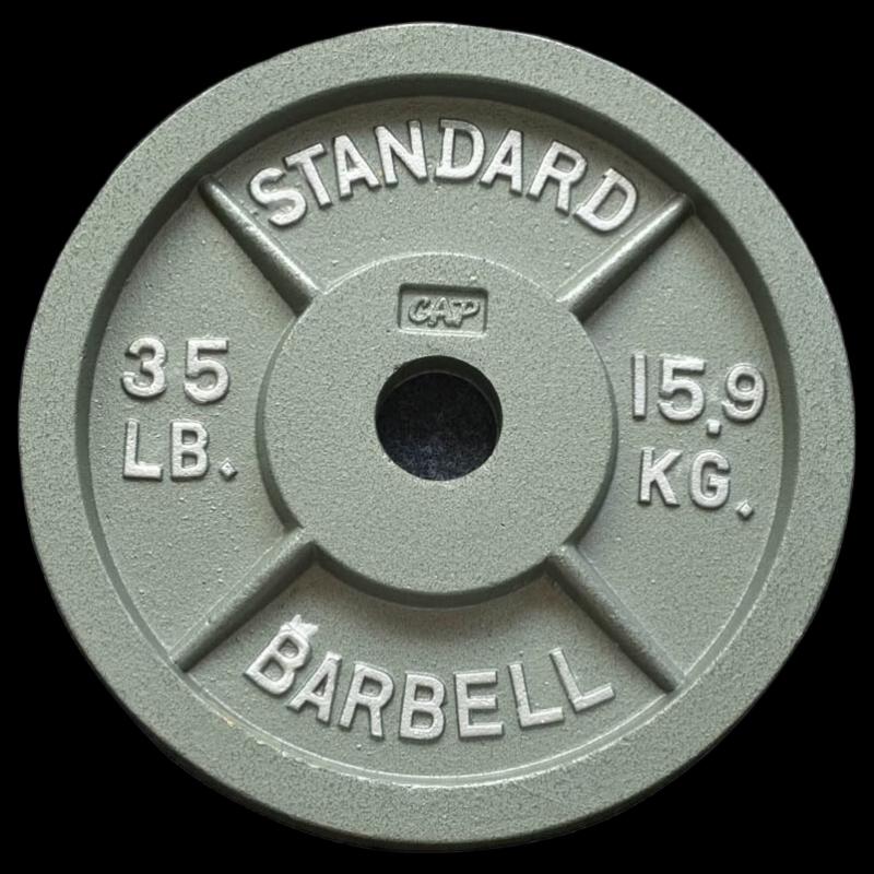 WEZHO Cast Iron Weightlifting Plate