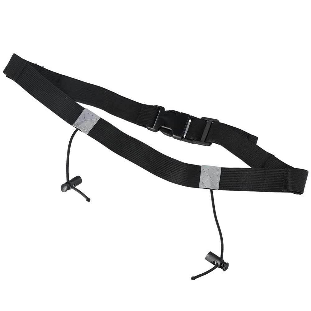 Reflective Tape Marathon Race Number Belt Gel Holder Triathlon Waist Belt  Night Running