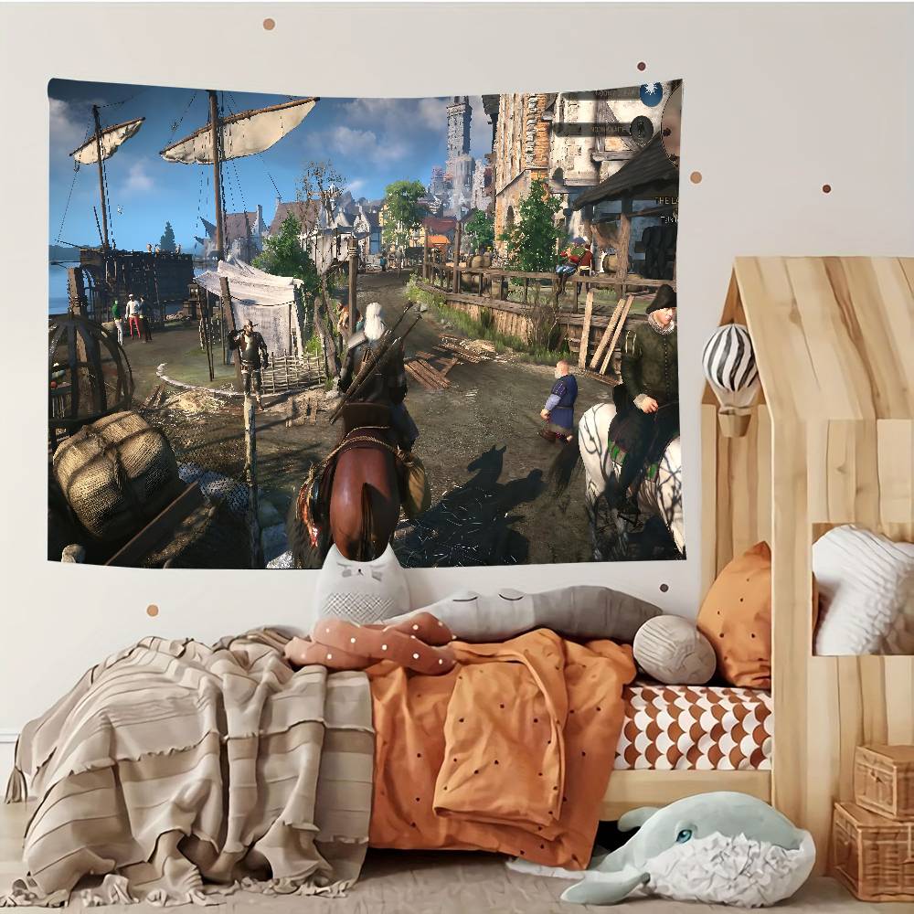 Game HD T The Witcher Tapestry Customizable Tapestries Of Various Styleswall Hangings Celebrity Photo Printingwall Hangings