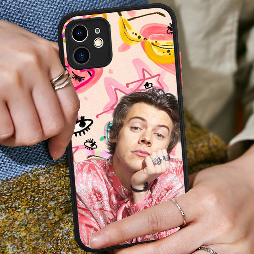 Pop Singer Harry Styles Matte Protective Case For IPhone 16 15 14 13 12 11 Pro Max X XS MAX Protection Case