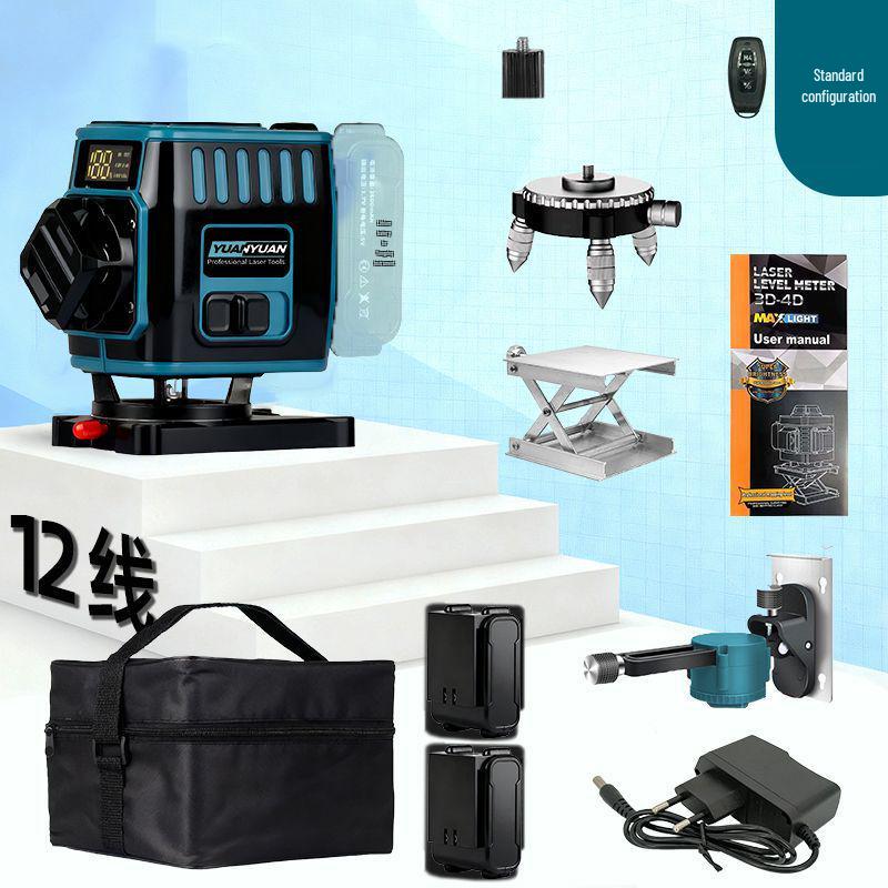 Cross New 16-Line Multifunctional Rotating Laser Level with Infrared Technology