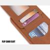 iPhone 17 Leather Magnetic Stand Case with Card Slot