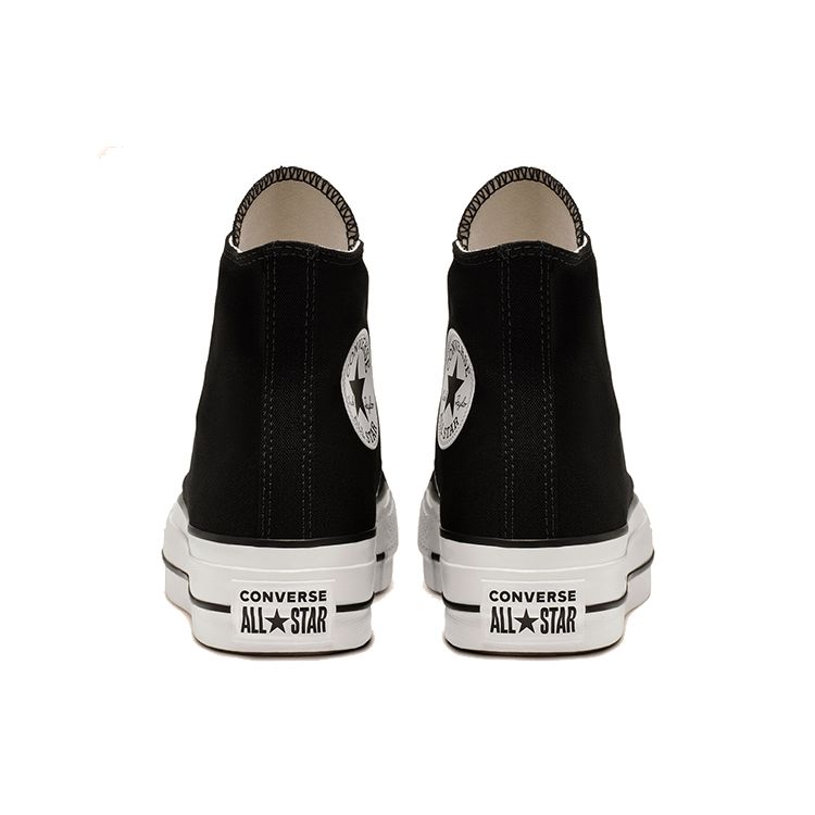 Converse Chuck Taylor All Star Platform High Black Women Sneakers White 560845C