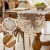American Style Light Luxury Tablecloth with Long Embroidered Lace Mesh, TV Cabinet Cover, Household Dining Table Flag