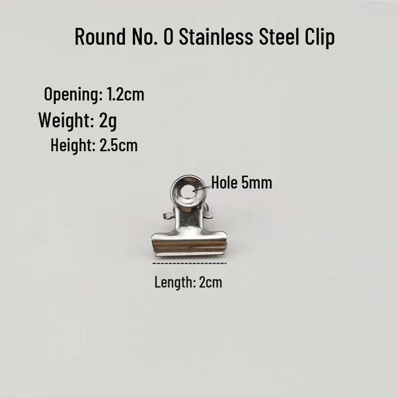 Stainless Steel Office Stationery Folder & Ticket Clip