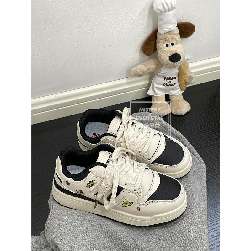 New little white shoes women's versatile platform casual board shoes sports shoes 1384