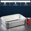 Stainless Steel Rectangular Food Storage Box