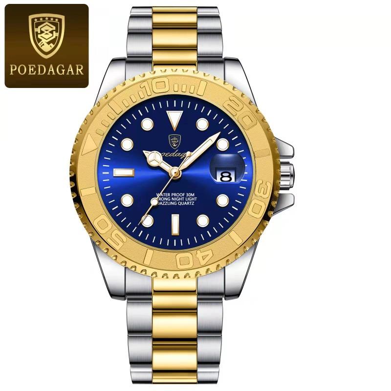 Top Brand New Waterproof Luminous Men's Watch Fashion Elegant Quartz Watch