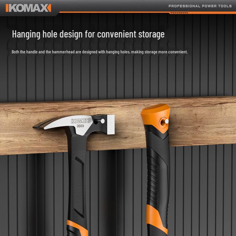 Claw Hammer for Woodworking: One-Piece Iron, Handmade Mini Small Hammer, Special Steel, Perfect for Household Use.