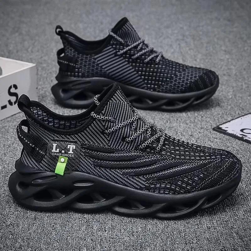 

Men s Running Shoes Fashionable Avant-garde Mesh Anti Slip Casual Sneakers Ultra Light Fast Drying Basketball Men Training Shoes 39
