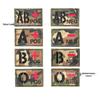 Camouflage Blood Type Embroidery Patch: AB & O Type for Tactical Backpacks
