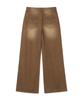 MILLO WOMEN Studded Wide Jeans [Brown]