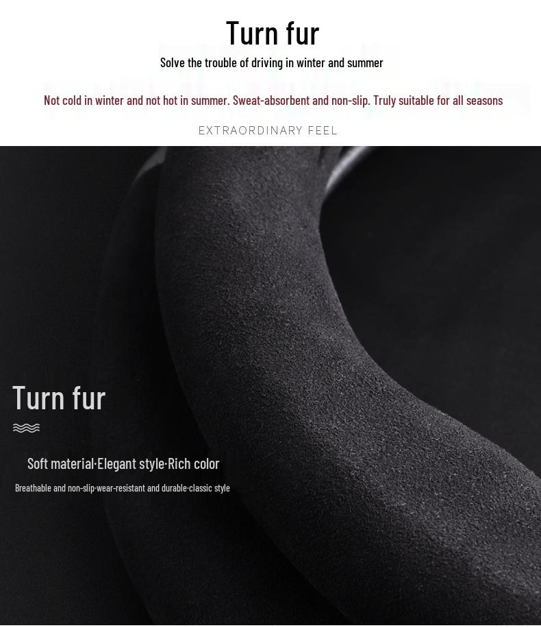 Semišový potah volantu Jaguar F-PACE/E-PACE - Ultratenký, celoroční