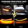 NEW-Car Turn Signal Light For BMW F30 F32 F36 F22 BMW 1/2/3/4 Series Accessories, Smoke Black