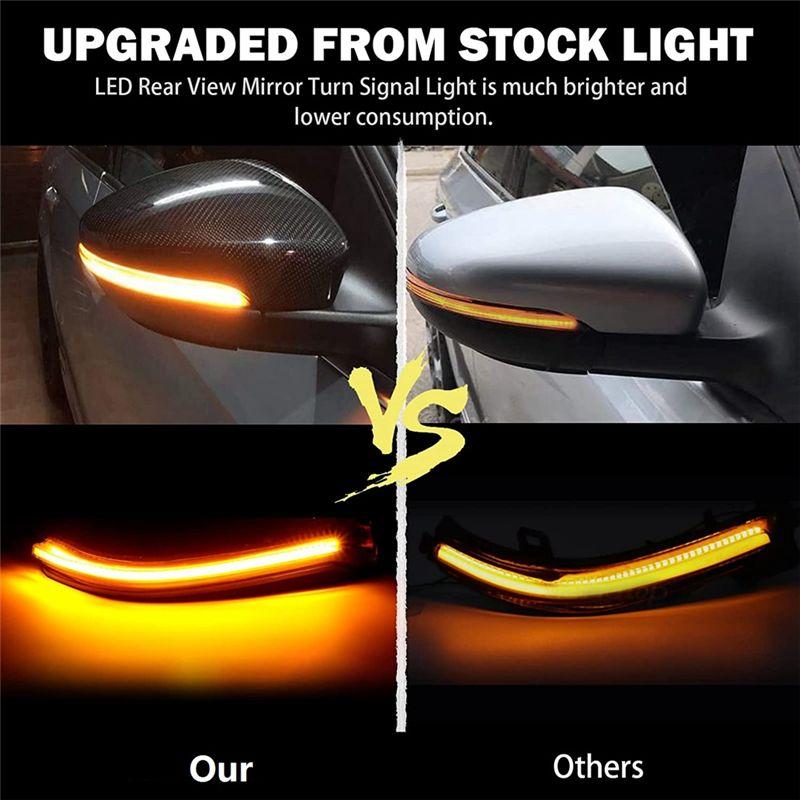 NEW-Car Turn Signal Light For BMW F30 F32 F36 F22 BMW 1/2/3/4 Series Accessories, Smoke Black