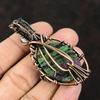 Evil Eye Ruby Zoisite Copper Wire Wrapped Pendant Gemstone Copper Jewelry Rainbow Moonstone Handmade Women Jewelry Evil Eye Jewelry For Gift