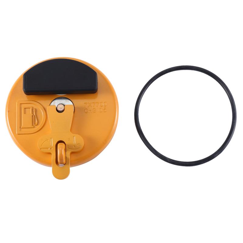 Metal Locking Fuel Tank Cap 7X7700 For Caterpillar CAT Dozer Excavator D6R D5C 311D 312D 320C 320D 321D 323D жёлтый