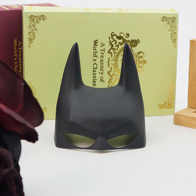 Maschera per Gatto Cartone Animato di Batman con Artigianato in Plastica Fai da Te per Halloween e Festa di Metà Autunno