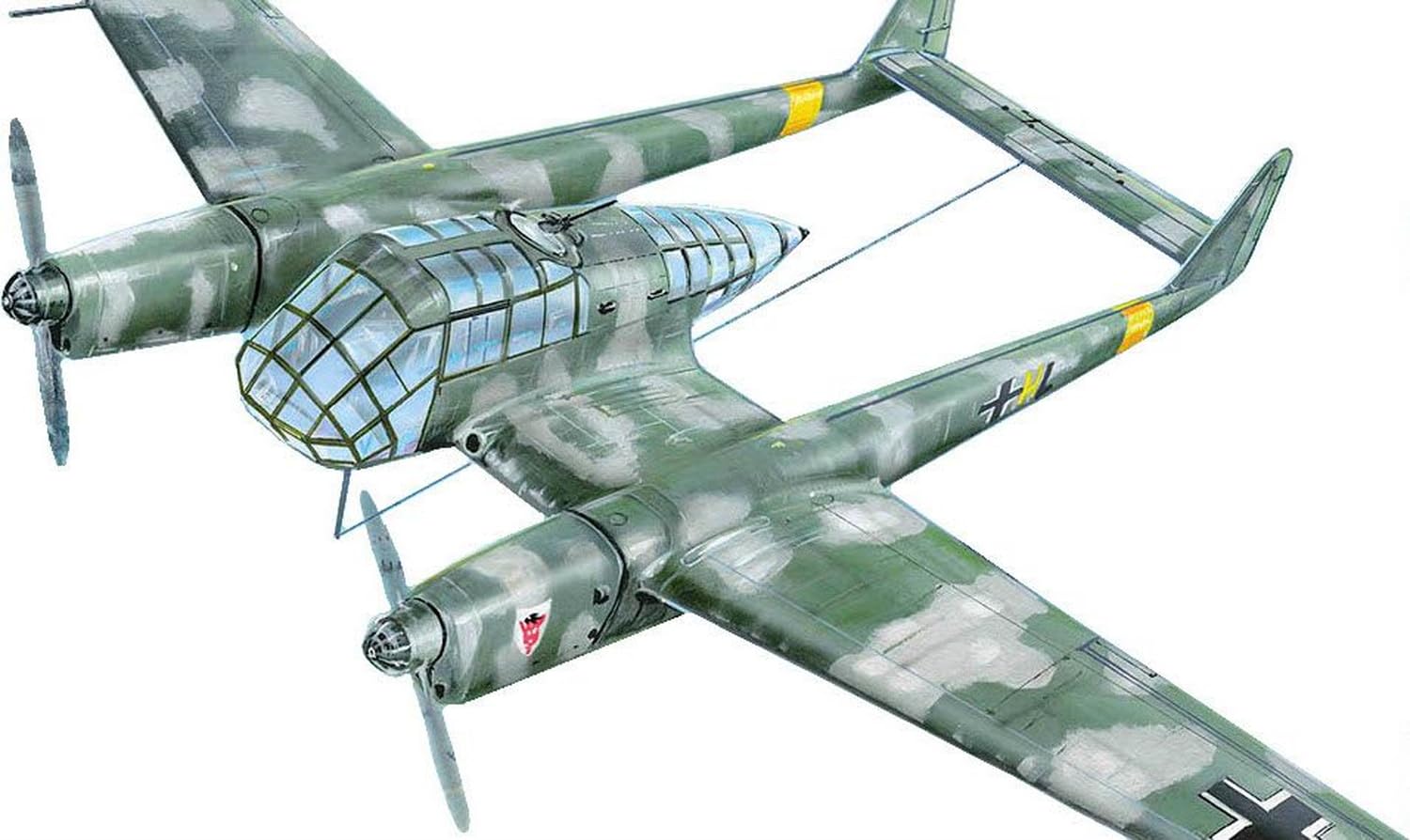 

Barom 1/144 German Focke-Wulf FW189A1 Twin-Engine Reconnaissance Plane Plastic Model Kit CV14443 (Airplane)