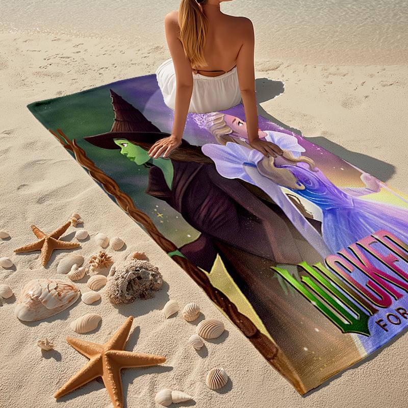 Wicked Fashion Beach Towel: Ideal for Summer Adventures Soft, Absorbent and Quick Drying Suitable for Swimming and Bathing