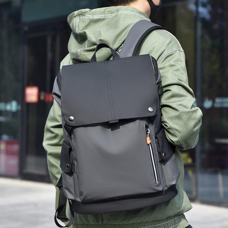 Men's Large Capacity Casual School & Travel Backpack with Customizable Logo