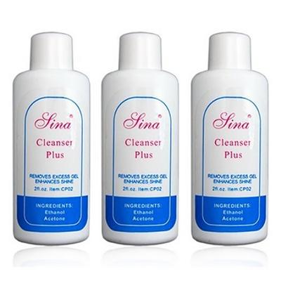 3 Stücke Nail art Fasle Acryl Tipps Salon UV Gel Reiniger Clean Plus