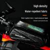 Waterproof Bicycle Handlebar & Saddle Bag with Phone Holder