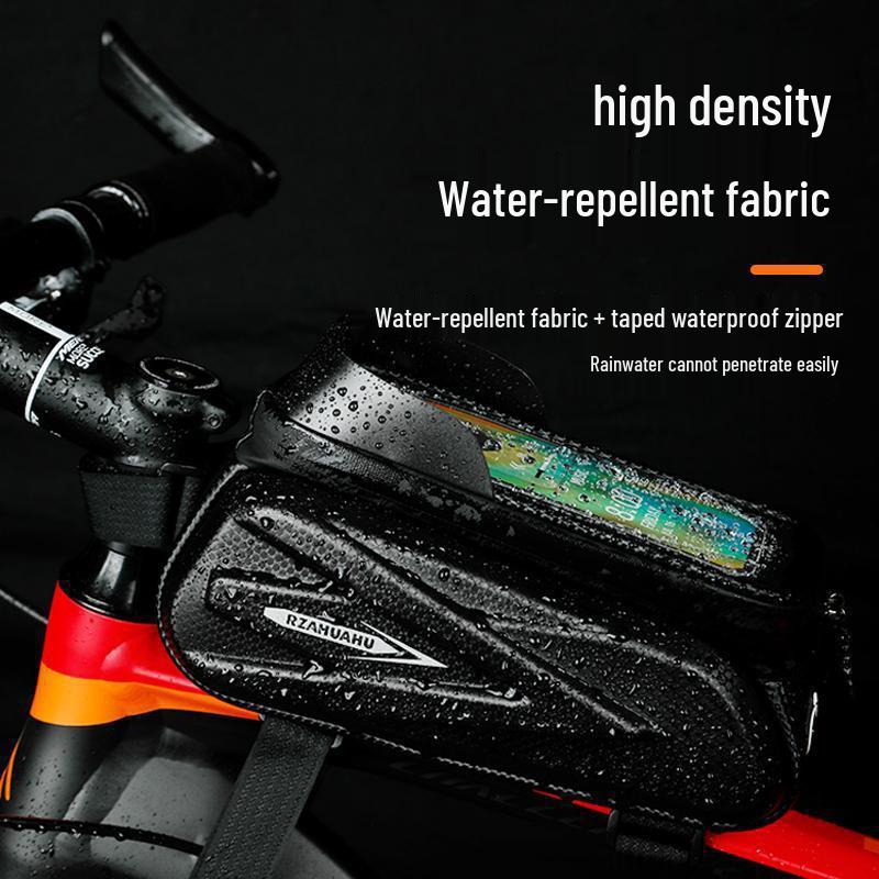 Waterproof Bicycle Handlebar & Saddle Bag with Phone Holder
