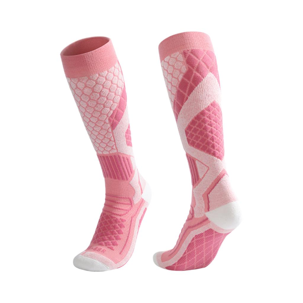 Winter Thermal Ski Socks for Men Women with Compression Support Quick-Dry Anti-Slip Hiking Snowboard Socks 1 Pair