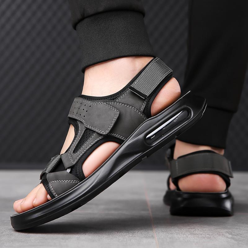 Fashion Summer New Men's Sandals Fashion  Design Styles Outdoor Leisure Street Walking Comfortable Casual Beach Classic Black Brown