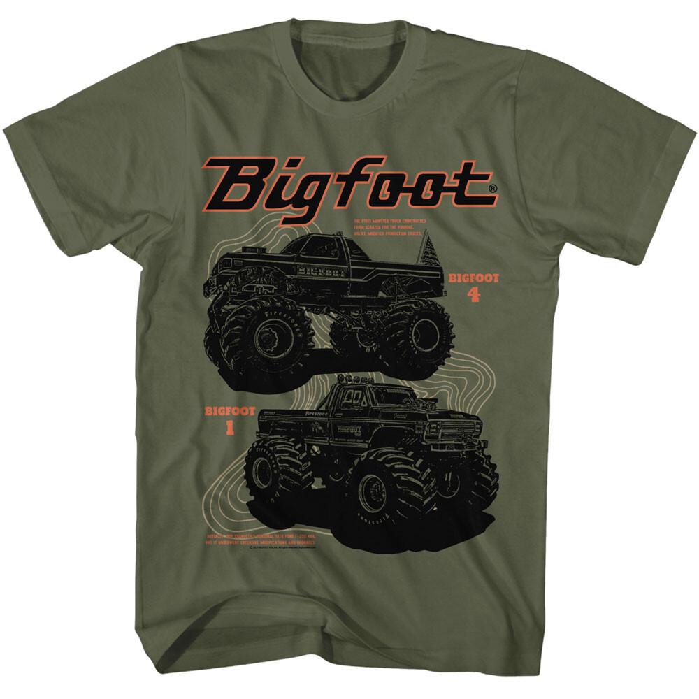 Bigfoot The Original Monster Truck 1 4 Men T Shirt XXXXL