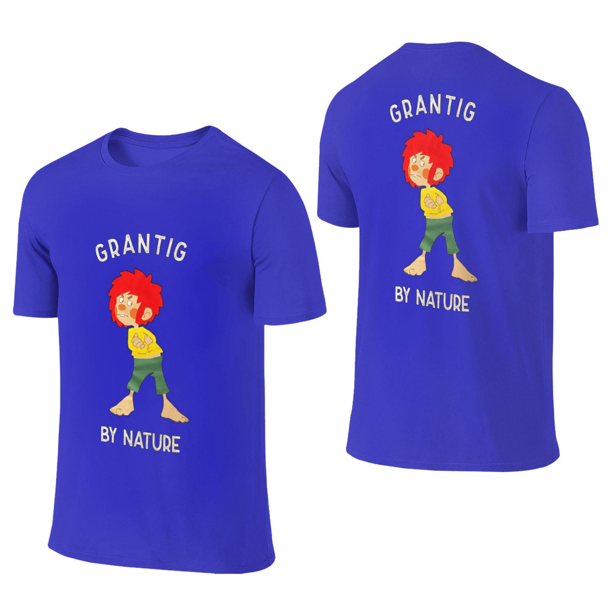 

100 Cotton Pumuckl Grantig by nature TShirt Unisexs Double Sided T Shirt Unisex ONeck Summer Shirts Tops S6XL S