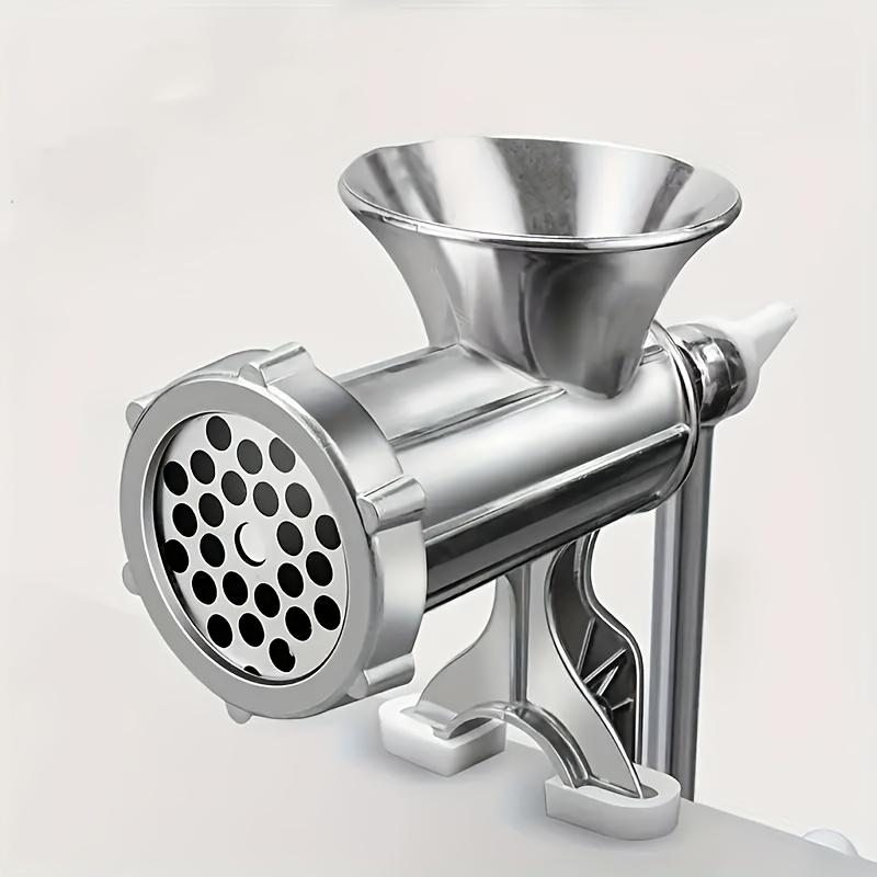Tocător de carne manual, tăietor de carne - Mașină de tocat carne manuală, aparat de cârnat, tocător de porc montat pe masă, pâlnie de umplere a cârnaților, ustensile de bucătărie acționate manual