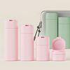 5Pcs Multi-Color Hydrating Makeup Dispenser Bottles, Portable Refillable Squeezable Empty Bottles for Lotions & Shampoos