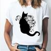 Women Tshirt Drink Coffee Cartoon Bear Print Harajuku Summer Tshirts Casual O-Neck Short Sleeve Tops Tee T Shirt Custom T-Shirt