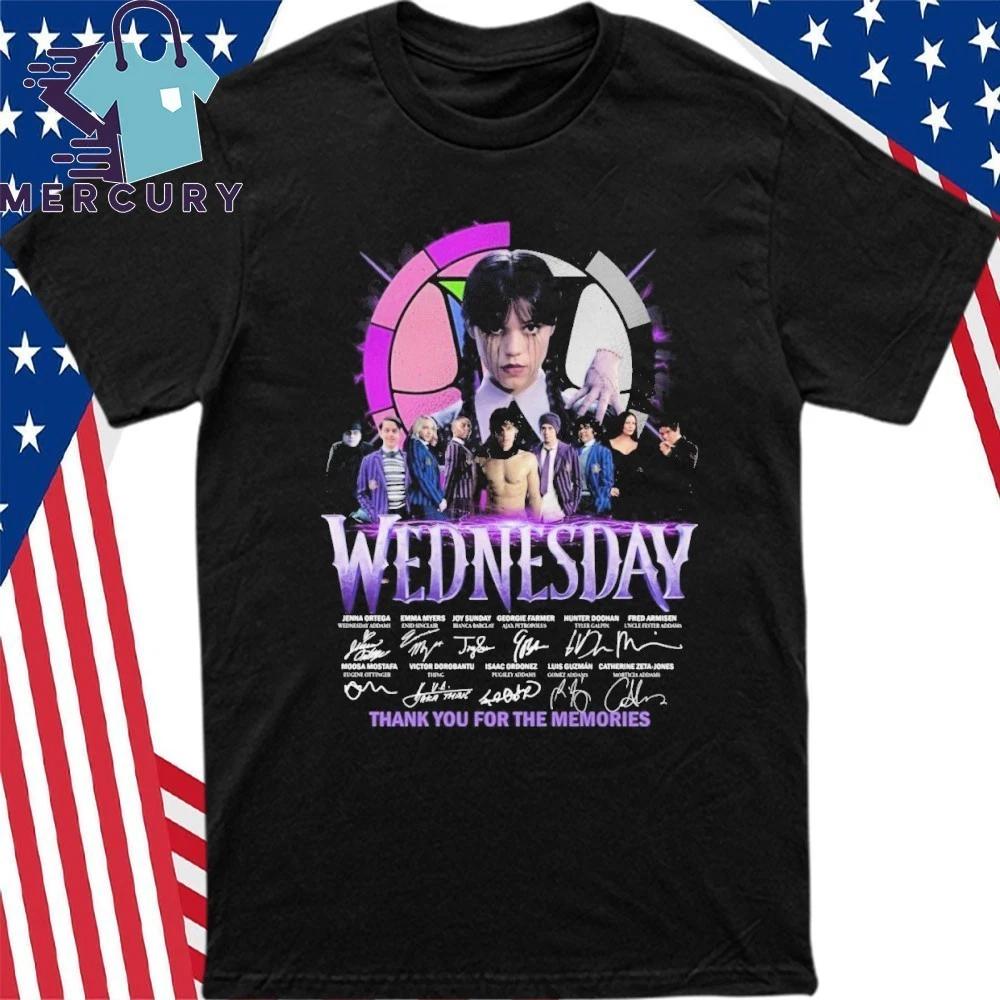 Wednesday Signature Thank You For The Memories Shirt S
