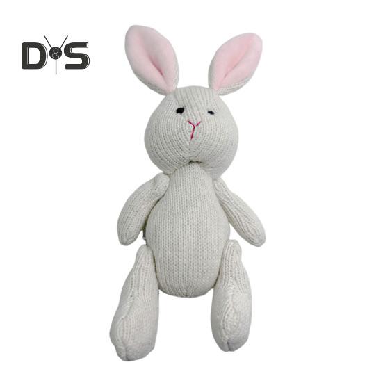 Waldorfpuppe Hase Bär Plüschtier Handgemacht Weiches Stofftier für Kinder Hypoallergen Waschbar Fantasievolle Spielbegleiterpuppe