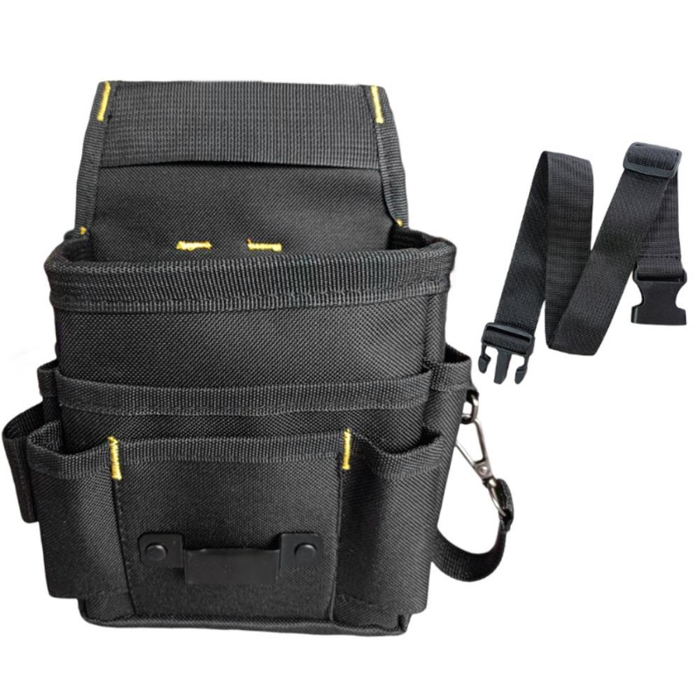 

Adjustable Waist Belt Tool Bag Oxford Cloth Waist Tool Bag Garden Tool Belt Wrench Storage чёрный