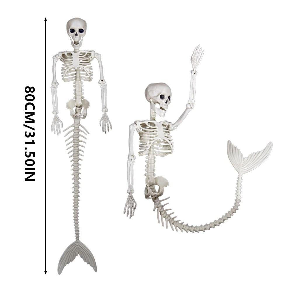Decoration Halloween Fish Skeleton Skeleton Fish Skeleton Statue Mermaid Skeleton  Birthday Gifts
