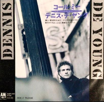 

7inch Record DENNIS DEYOUNG STYX Call Me Please AMP242 AM 1986 Japan Rock