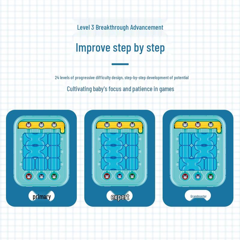 Kids' Desktop Marble Maze Game: Intelligence Development and Problem-Solving Toy for Elementary Students