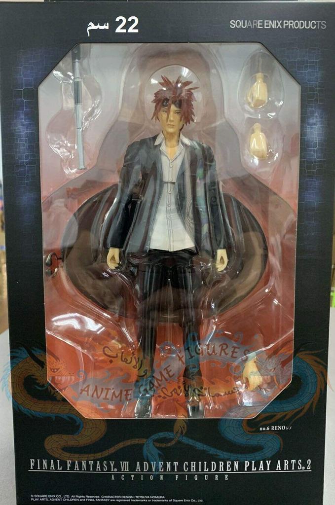FINAL FANTASY VII ADVENT CHILDREN PLAY ARTS Reno (PVC painted action figure)