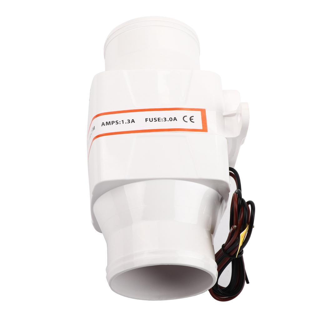 3 zoll In Linie Marine Bilge Luft Gebläse Stumm Starke Belüftung Fan für Yacht Boot RV(24V )