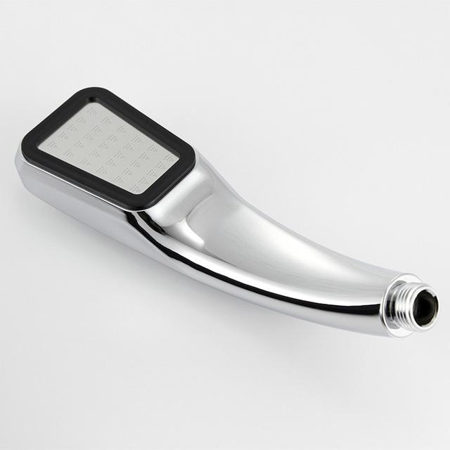 

Ручная насадка для душа с 300 отверстиями, экономящая воду насадка высокого давления, АБС-пластик, хромированная насадка для душа с дождевой насадкой для ванной комнаты