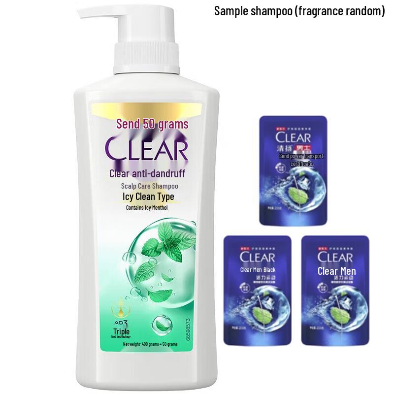 

Clear Scalp Care Icy Fresh Anti-Dandruff Shampoo Set