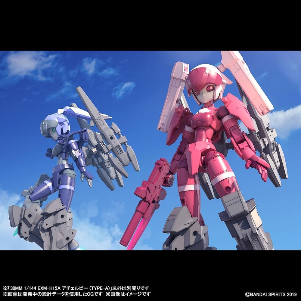 Bandai Spirits 30MM EXM-H15A Achervy Type A 1/144 Scale Color-Coded Plastic Model Kit