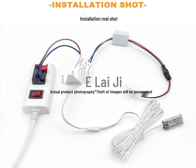 AC220V Slim Cabinet Door Sensor Switch for LED Lights