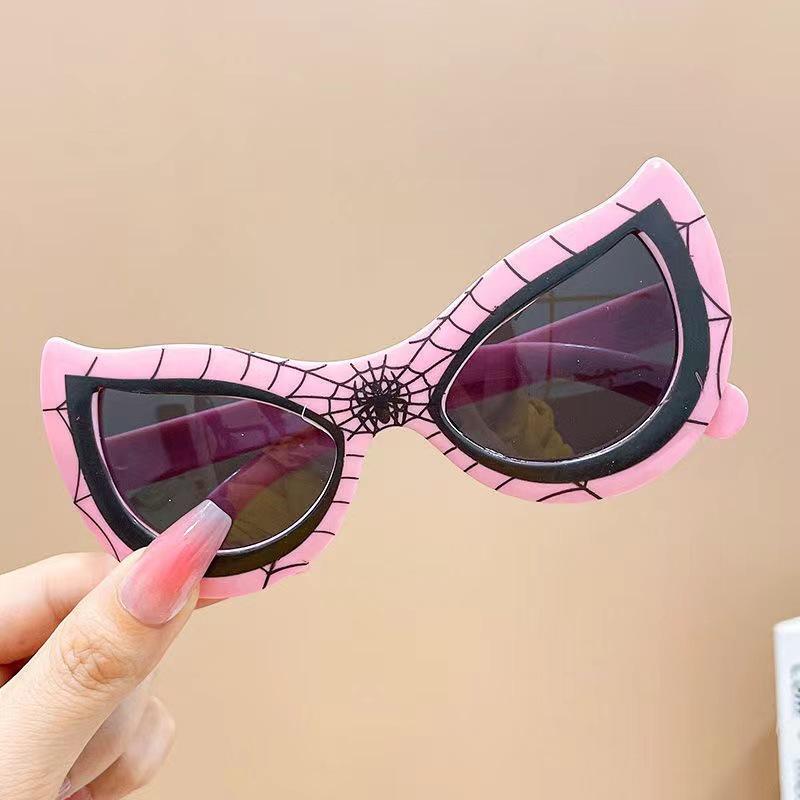 Cartoon Spiderman Kids' Sunglasses - Fun Fashion Posing Glasses for Boys and Girls